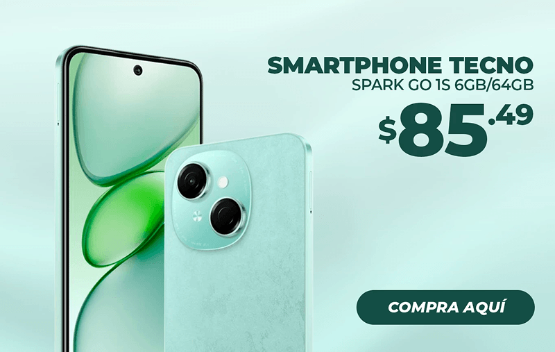 Smartphone Tecno Spark Go 1S 6GB/64GB