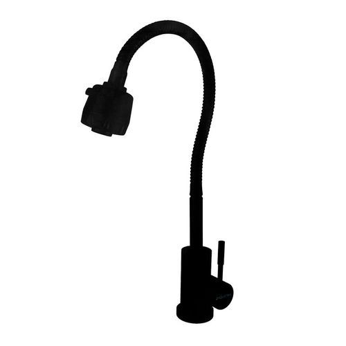 Grifo Monomando Flexible Negro para Fregadero Aquafina