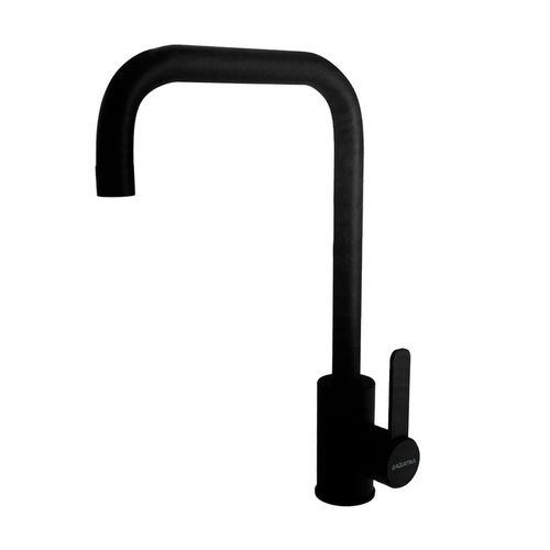 Grifo Cuadrado Monomando Negro para Fregadero Aquafina