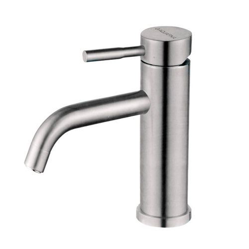 Grifo Monomando Plateado para Lavamanos Aquafina