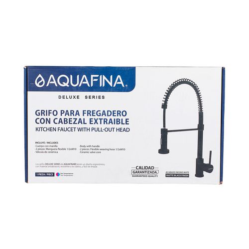 Grifo Flexible con Cabezal Extraible para Fregadero Aquafina