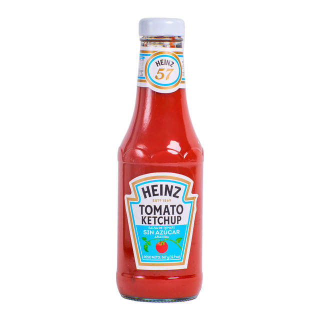 HEINZ KETCHUP SIN AZUCAR 367G 15775