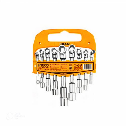 Set de Llaves Dados en L 9 Piezas Ingco