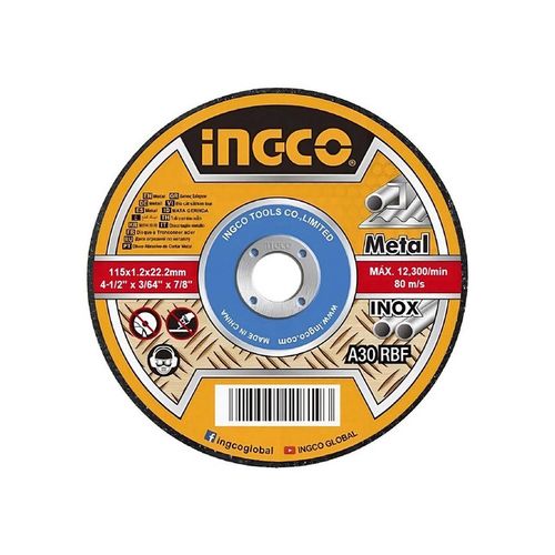 Disco de Corte para Metal 115x1.2x 22.2mm Ingco
