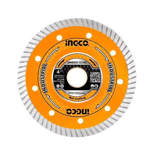 Disco de Corte Ultrafino Turbo Seco/Húmedo 4 1/2'' 115mm Ingco