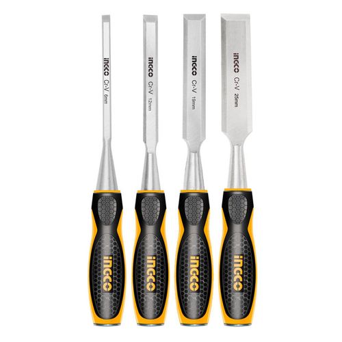 Set de Cinceles para Madera 4 Piezas Ingco