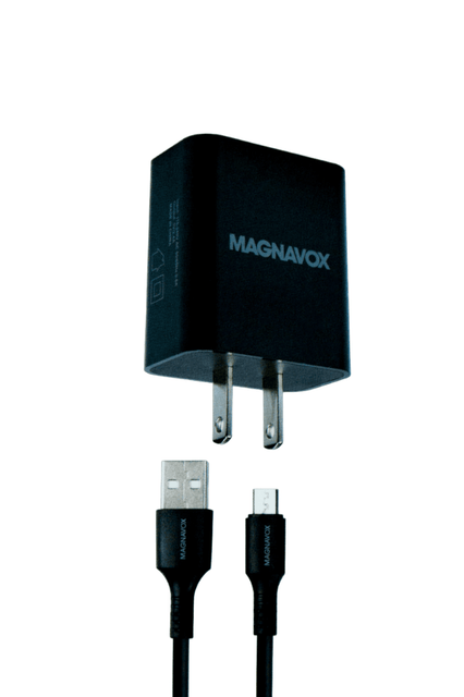 Cargador 2xUSB con Cable USB a MicroUSB Magnavox