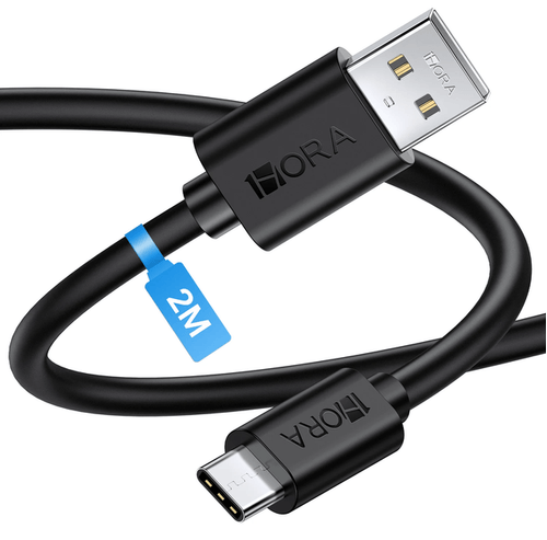 Cable USB a USB-C 2m 1Hora CAB185