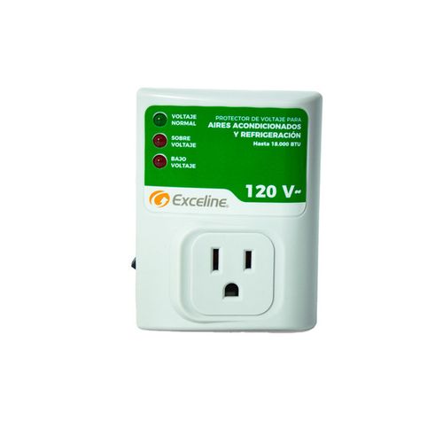 Protector de Voltaje para AA y Refrigeración 120V Exceline