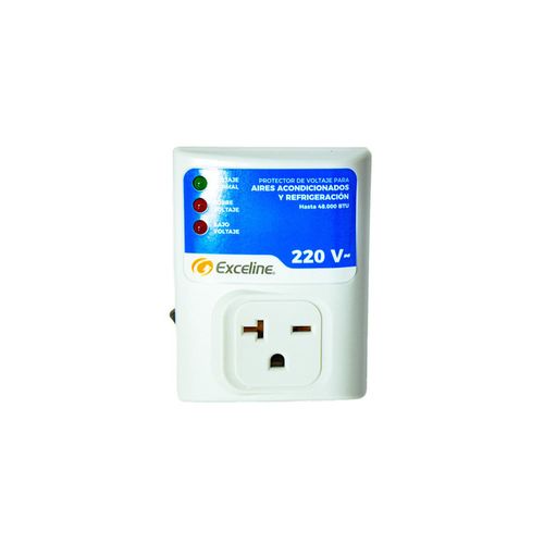 Protector de Voltaje para AA y Refrigeración 220V Exceline