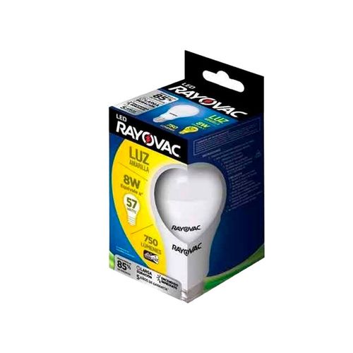Bombillo LED 8W Luz Amarilla 750LM