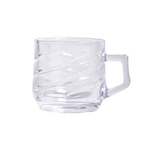 Taza de Vidrio con Relieve 210ml Andic