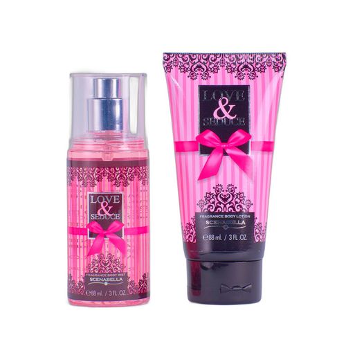 Set de Perfume 88ml + Crema 88ml para Dama Love & Seduce Via Pinky