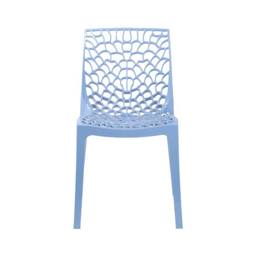 Silla Cuadrada de PVC para Exteriores Andic BV05