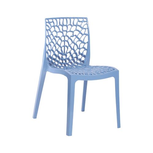 Silla Cuadrada de PVC para Exteriores Andic BV05