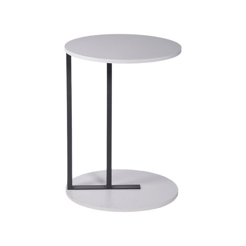 Mesa Auxiliar Redonda Gris Andic