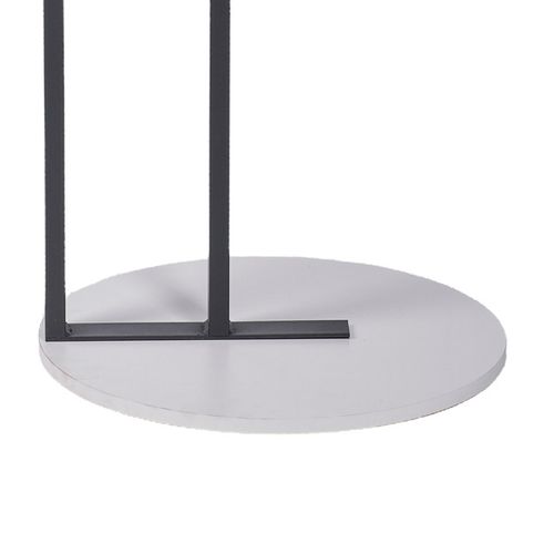 Mesa Auxiliar Redonda Gris Andic