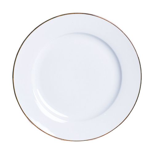 Plato con Borde Dorado 10.5'' Andic