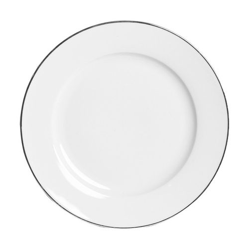 Plato con Borde Plateado 10.5'' Andic