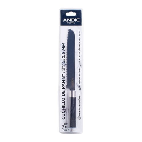 Cuchillo de Pan 8'' 1.5mm Andic