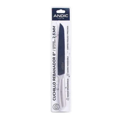 Cuchillo Rebanador 8'' 2.5mm Andic