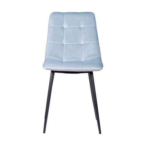 Silla para Interiores Navy Blue Patas Negras Andic