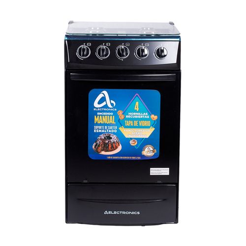 Cocina a Gas 4 Hornillas AS Electronic