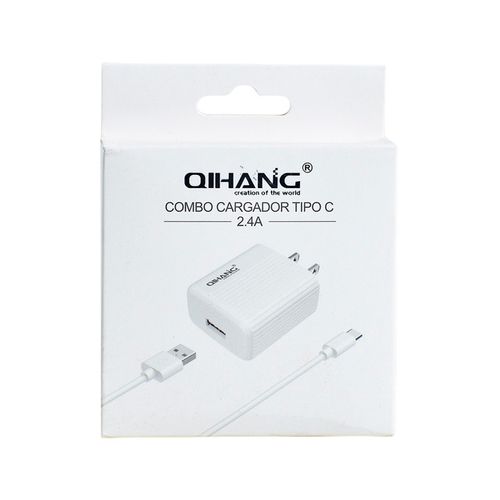 Cargador con Cable USB a USB-C 2.4A