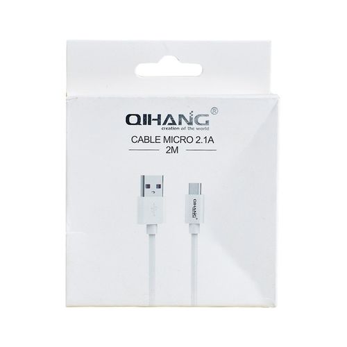 Cable USB a MicroUSB 2.1A V8 2m