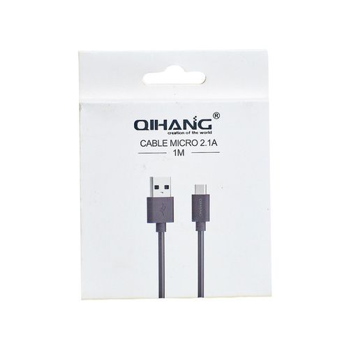 Cable USB a MicroUSB 2.1A V8 1m