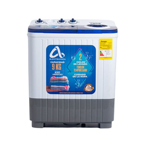 Lavadora Semiautomática 9Kg AS Electronic