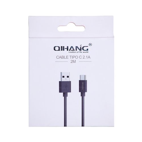 Cable USB a USB-C 2.1A 2m