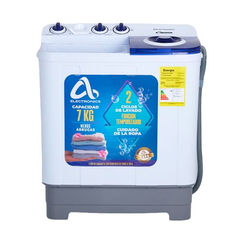Lavadora Semiautomática 7Kg AS Electronic