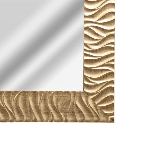 Espejo de Pared 60x90cm Borde Dorado Andic