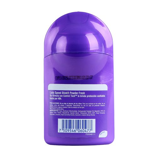 Desodorante Roll-On Powder Fresh 50ml Lady Speed