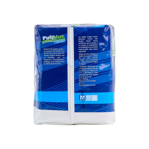 Toallas para Adultos Talla M 10UN