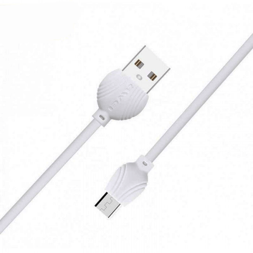 Cable USB a MicroUSB 1m Blanco Awei