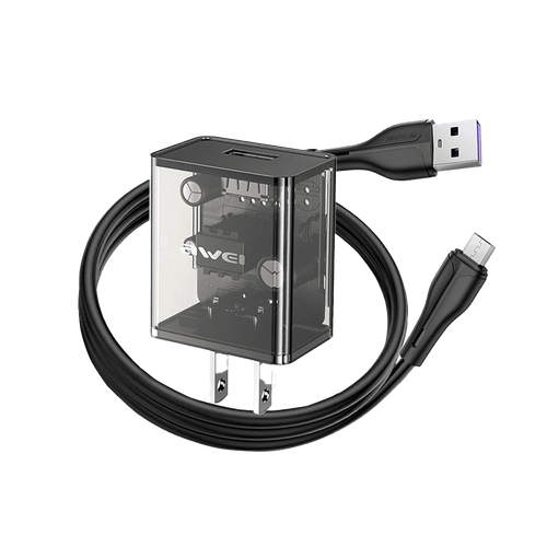 Cargador con Cable USB a MicroUSB Awei