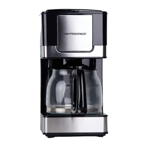 Cafetera con Jarra de Vidrio 12 Tazas 800W Premier