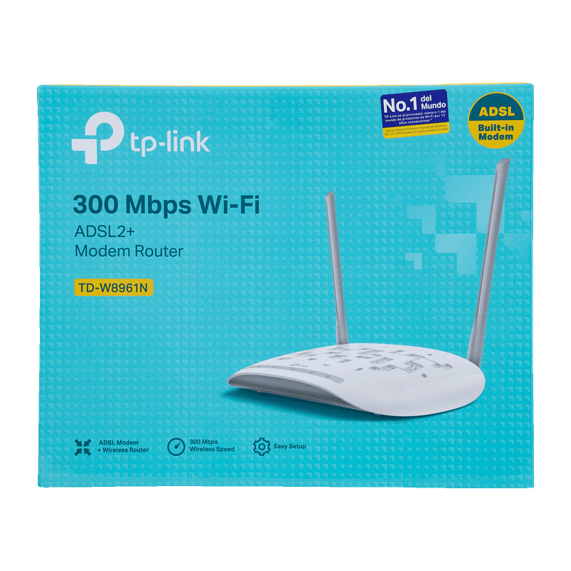 TP-LINK-MODEN-ROUTER-300MBPS-TDW8961N-EQUIPOS-SIM24961ND50UN-MUNDOTOTAL