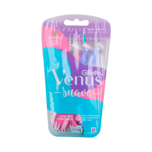 Afeitadora Venus 4 Unidades