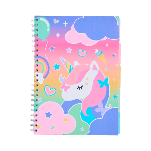 Libreta de Espiral con Sepadores Skool