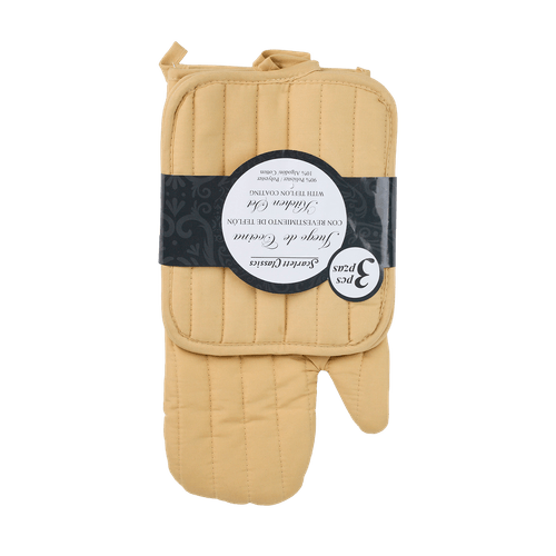 Set de Guantes de Cocina 3 Piezas Scarlett Classics SCR-1795