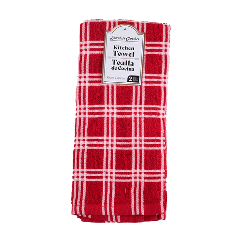 Set de 2 Paños de Cocina 40x60cm Scarlett Classics SCR-3506