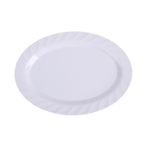 Plato de Melamina Ovalado con Relieve Big Home