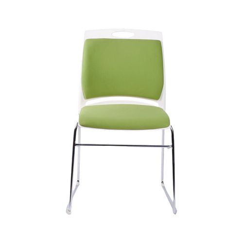 Silla Cuadrada para Interiores Verde con Blanco Andic