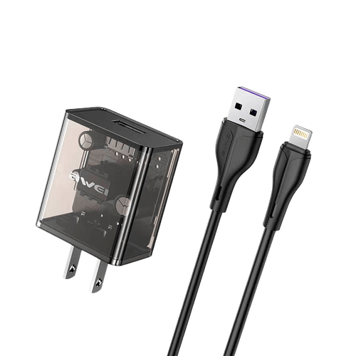 Cargador con Cable USB a Lightning Awei
