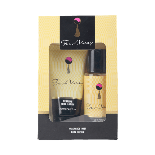 Set de Perfume 88ml + Crema 80ml para Dama For Alway Via Pinky