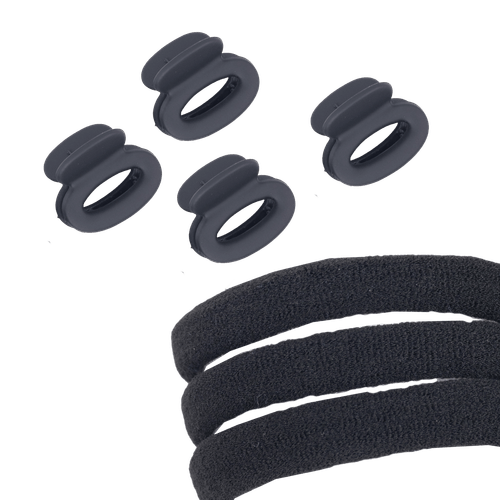 Set de 6 Colas para el Cabello y 4 Mini Pinzas Via Pinky