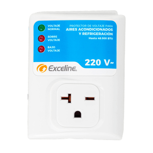 Protector de Voltaje para AA y Refrigeración 220V Exceline